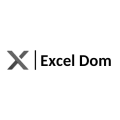 Logo de la marque Excel Dom client d'Atoumo web et conseils agence digitale en martinique et aux antilles-guyane